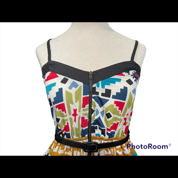 Just Ginger Aztec dress size Medium multicolored - Picture 2 of 10
